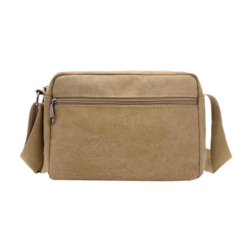 Unisex Multifunctional Crossbody Canvas Messenger Bag