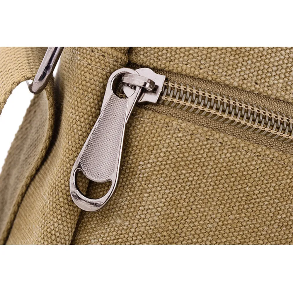 Unisex Multifunctional Crossbody Canvas Messenger Bag