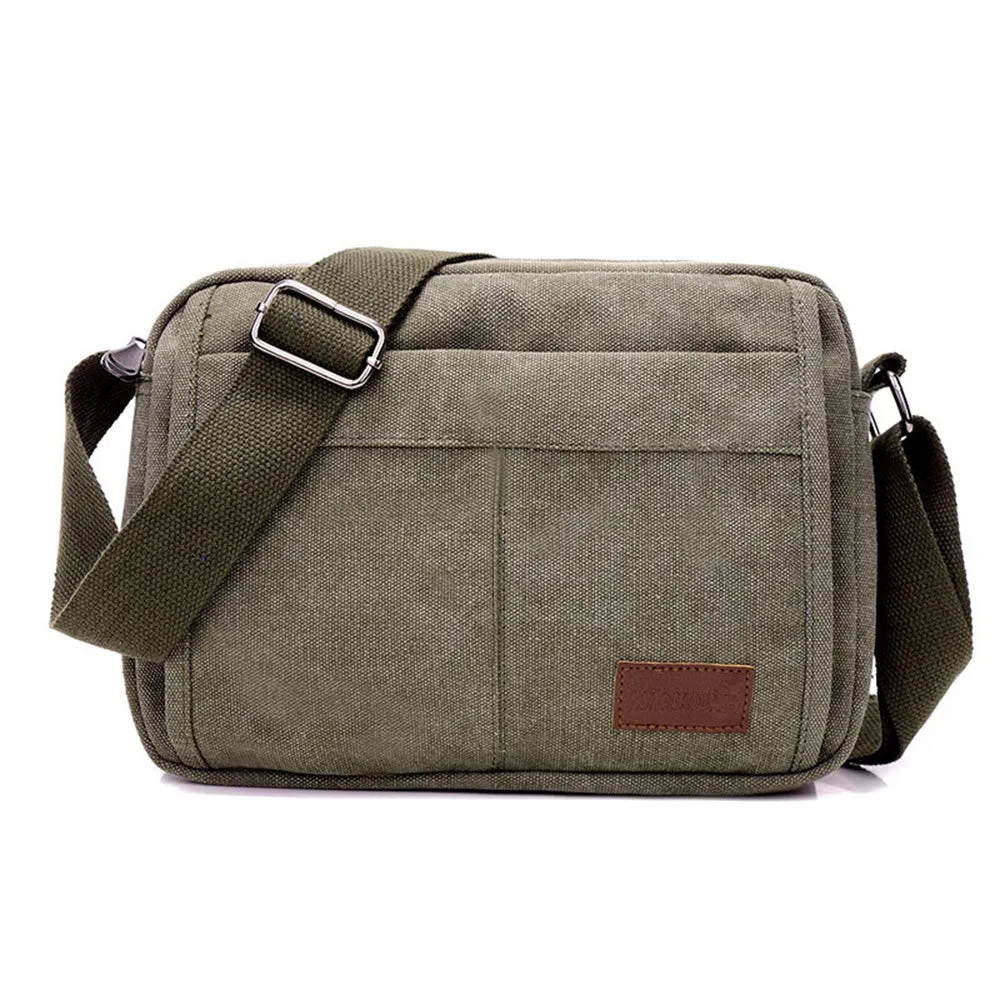 Unisex Multifunctional Crossbody Canvas Messenger Bag
