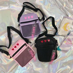 Unzzy  Heart Print Bag KF10090
