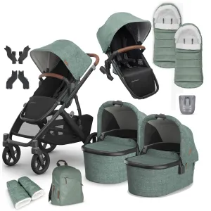 Uppababy Vista V3 Twin Complete Bundle - Gwen