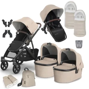 Uppababy Vista V3 Twin Complete Bundle - Liam