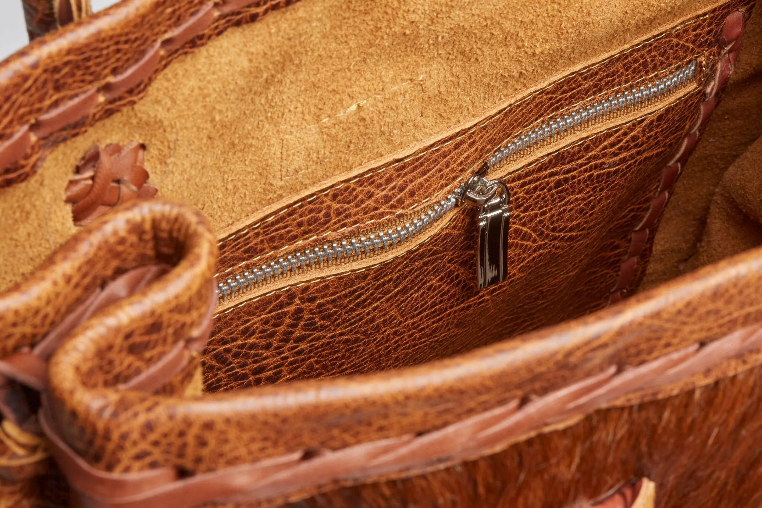 Uxmal Brown Cowhide Bottom