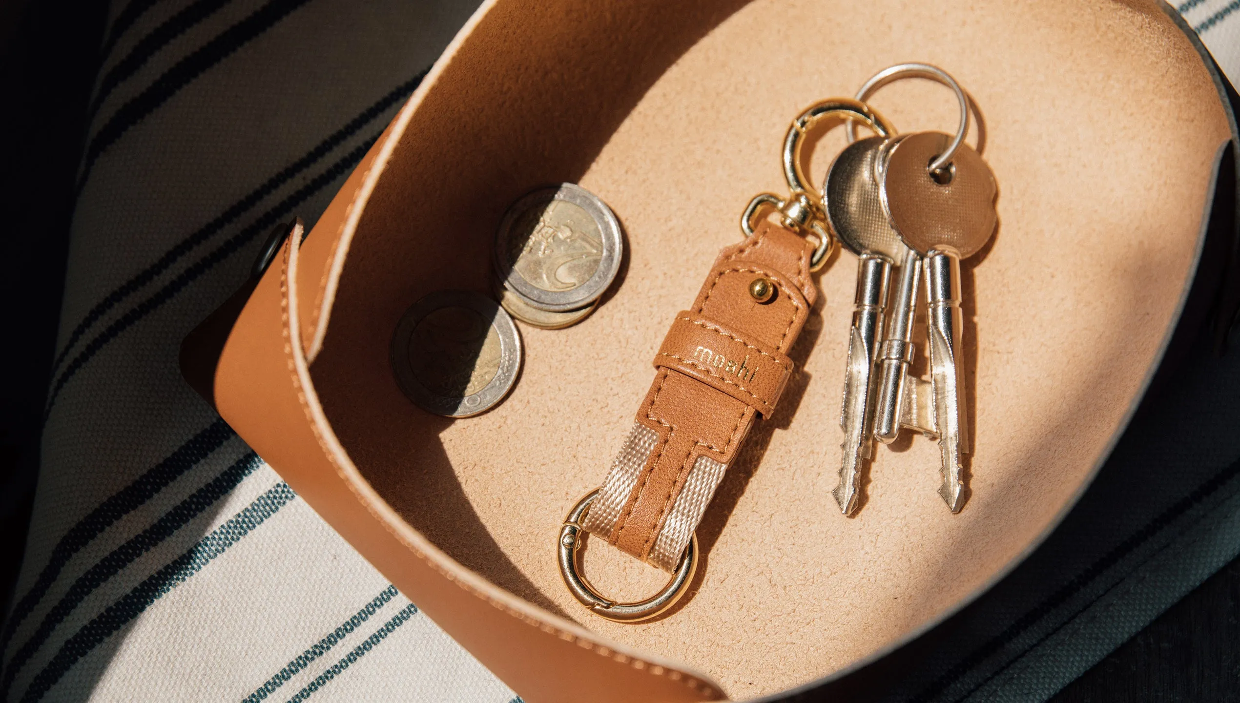 Vegan Leather Key Ring