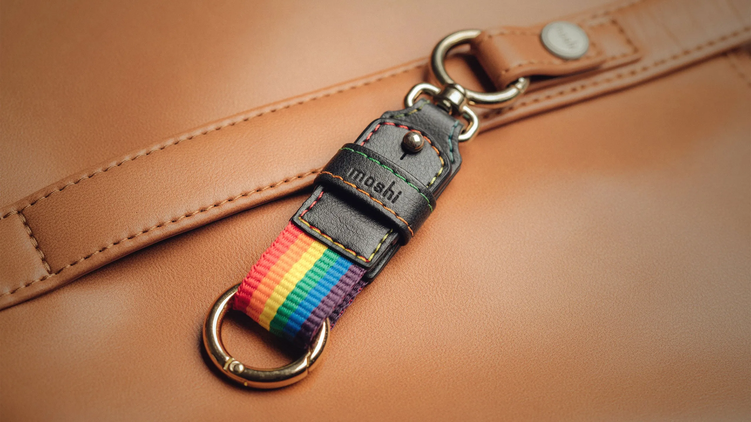 Vegan Leather Key Ring