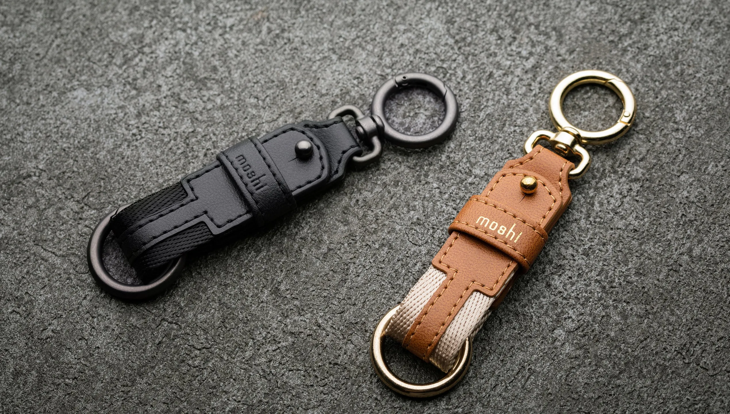Vegan Leather Key Ring