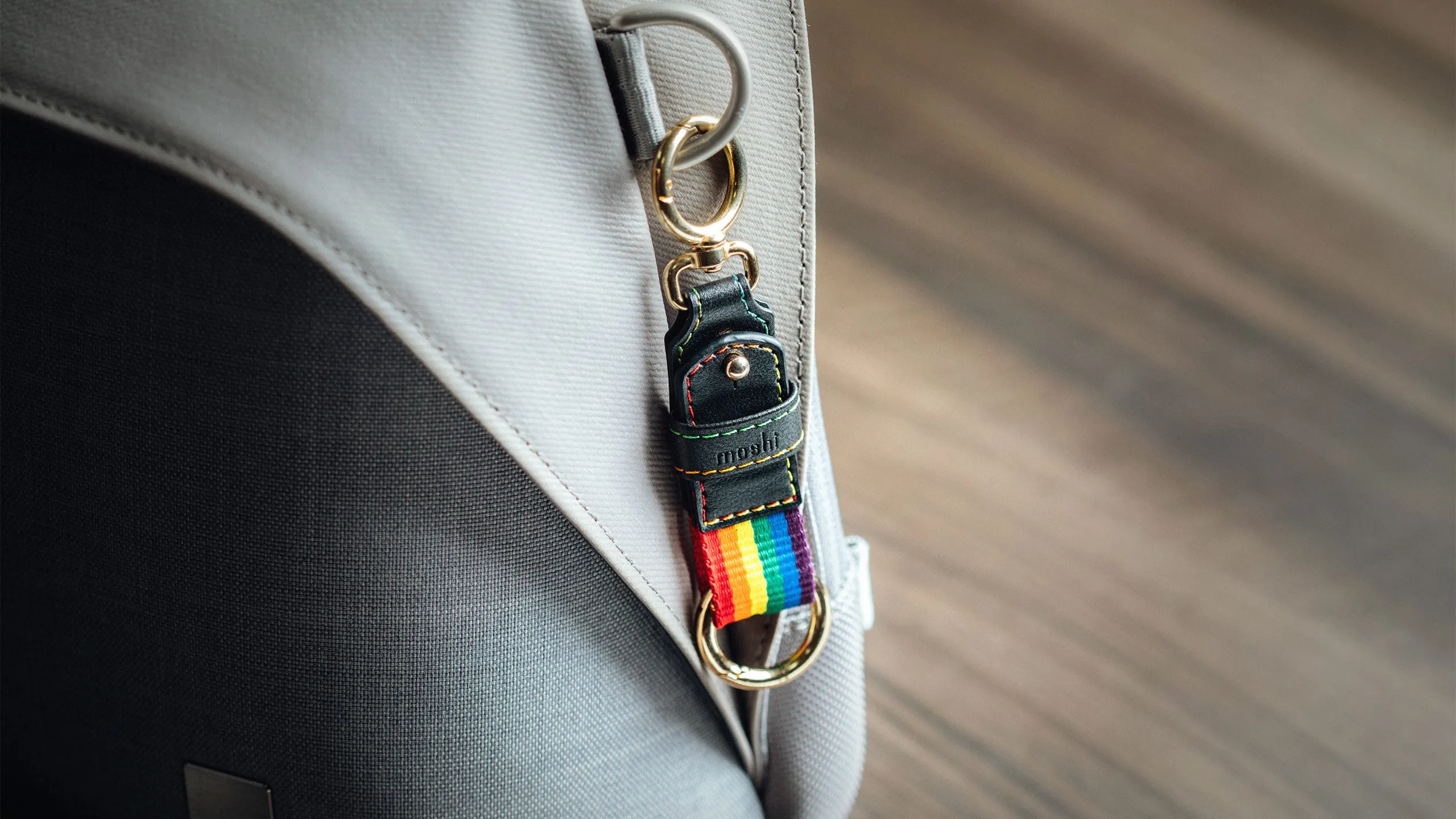 Vegan Leather Key Ring