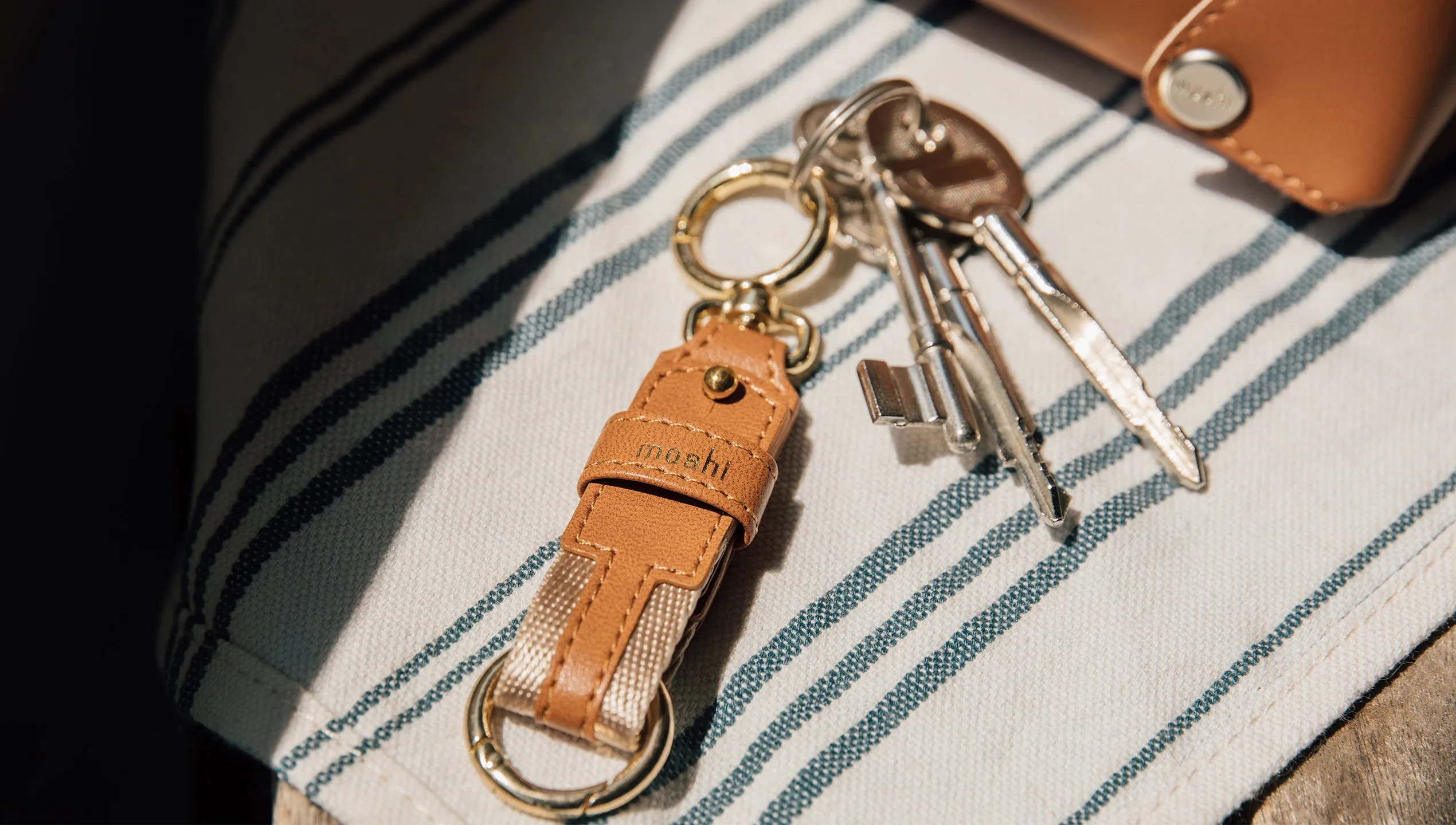 Vegan Leather Key Ring