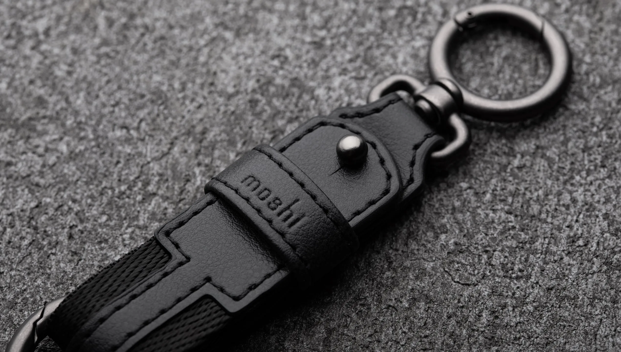 Vegan Leather Key Ring