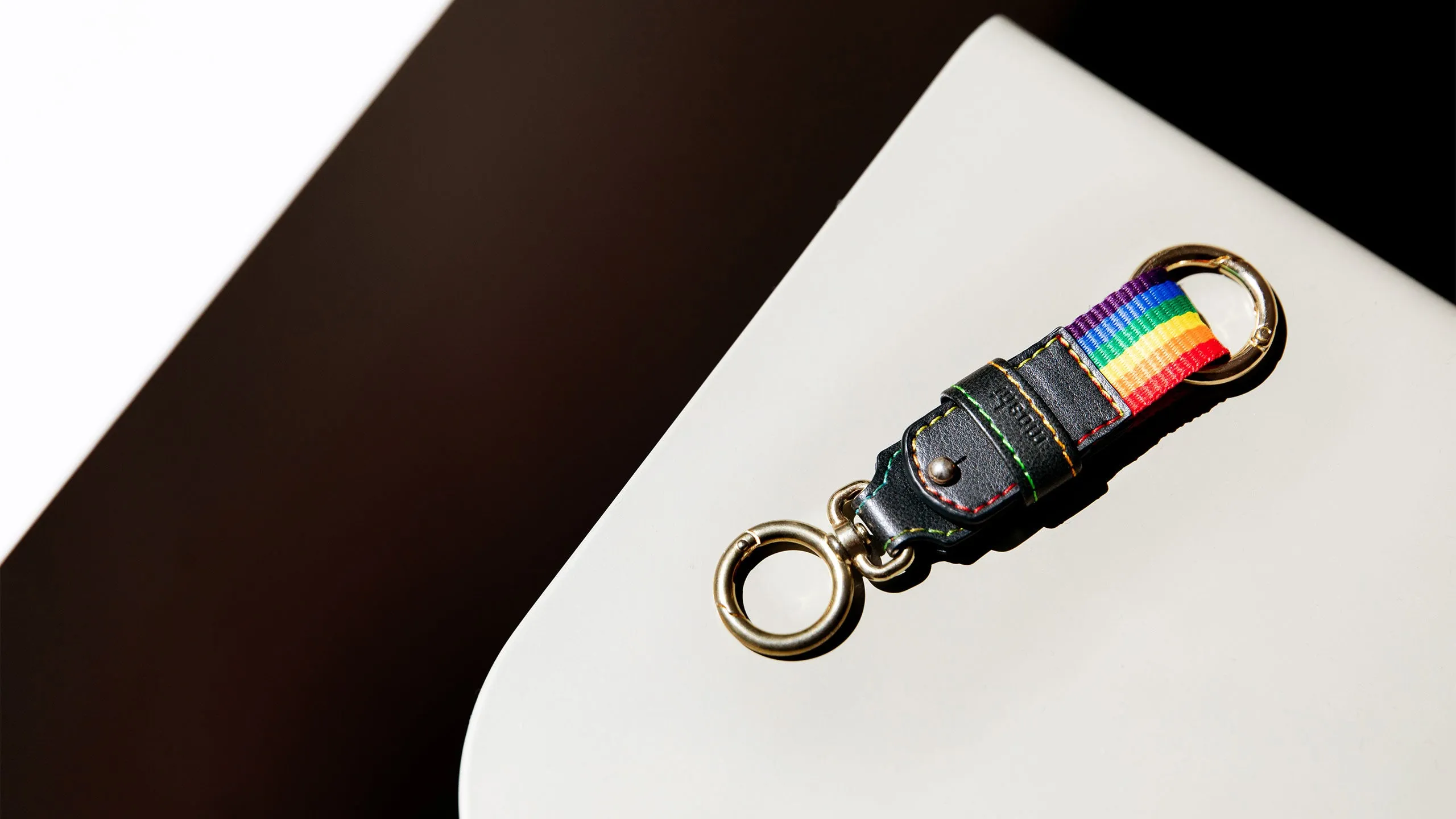 Vegan Leather Key Ring