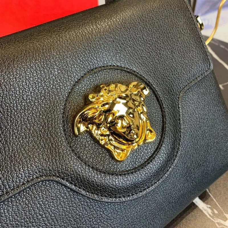 VELORA - La Medusa Top Handle Bag Black