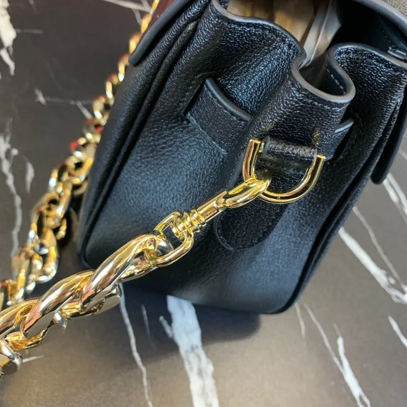 VELORA - La Medusa Top Handle Bag Black