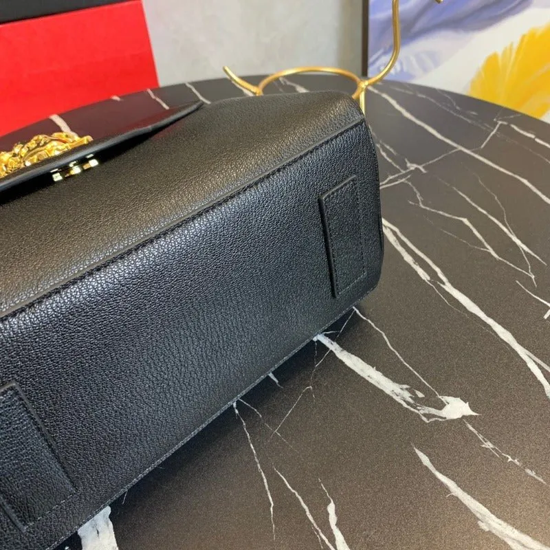 VELORA - La Medusa Top Handle Bag Black