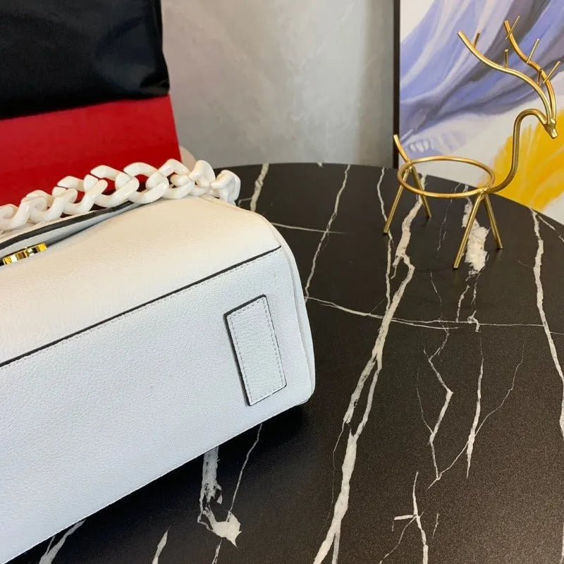 VELORA - La Medusa Top Handle Bag Ultra White