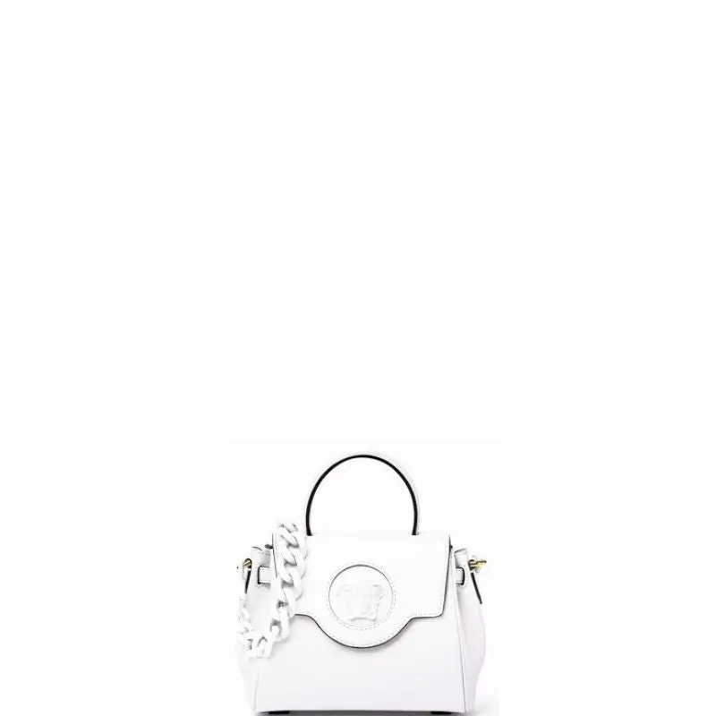 VELORA - La Medusa Top Handle Bag Ultra White