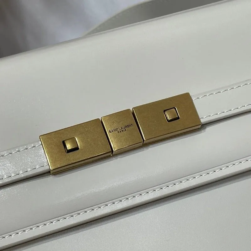 VELORA - MANHATTAN SHOULDER BAG IN BOX WHITE