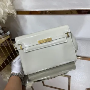 VELORA - MANHATTAN SHOULDER BAG IN BOX WHITE
