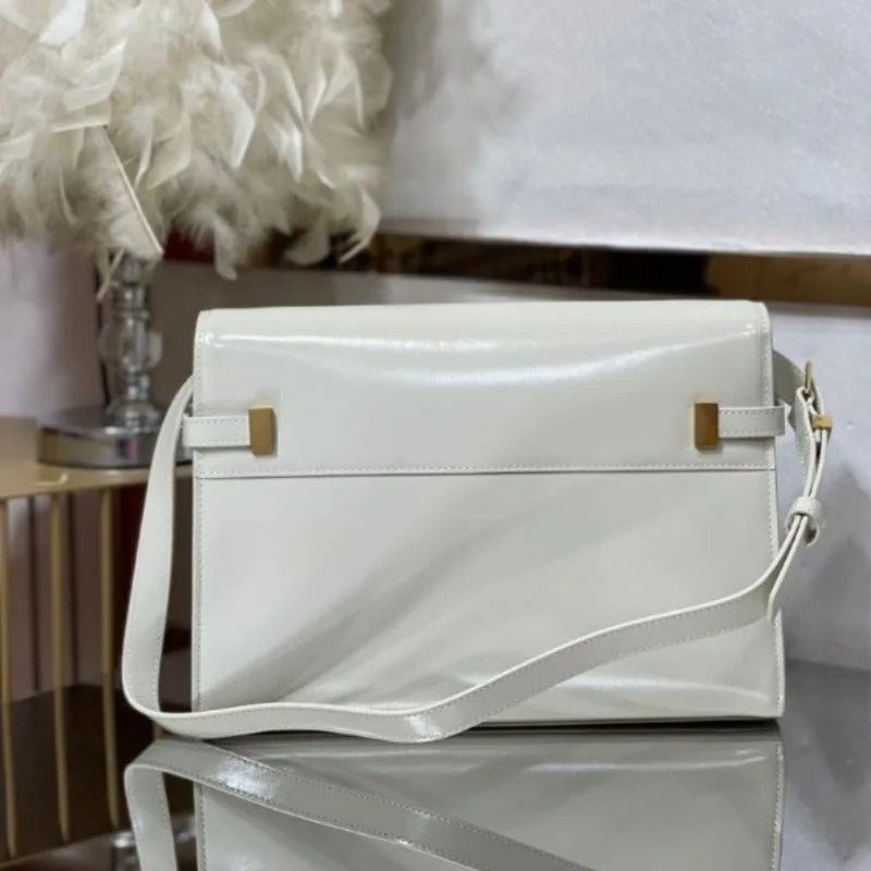 VELORA - MANHATTAN SHOULDER BAG IN BOX WHITE