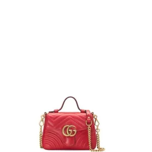 VELORA - Marmont Handle Bag Red