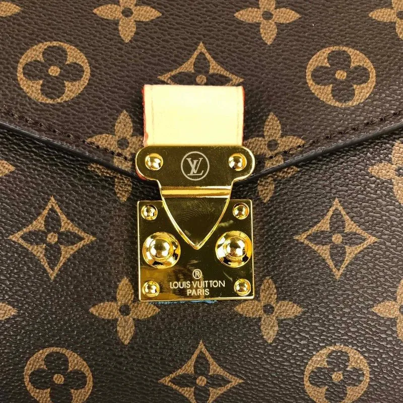 VELORA - Pochette Métis Monogram Bag Brown