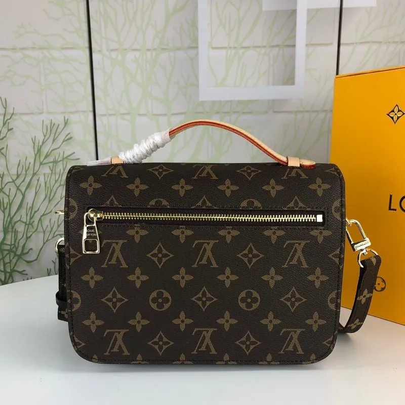 VELORA - Pochette Métis Monogram Bag Brown