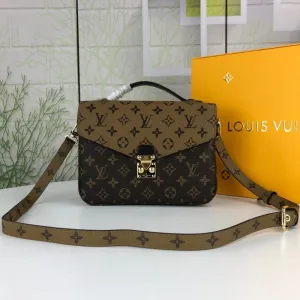 VELORA - Pochette Métis Monogram Bag Mix Brown