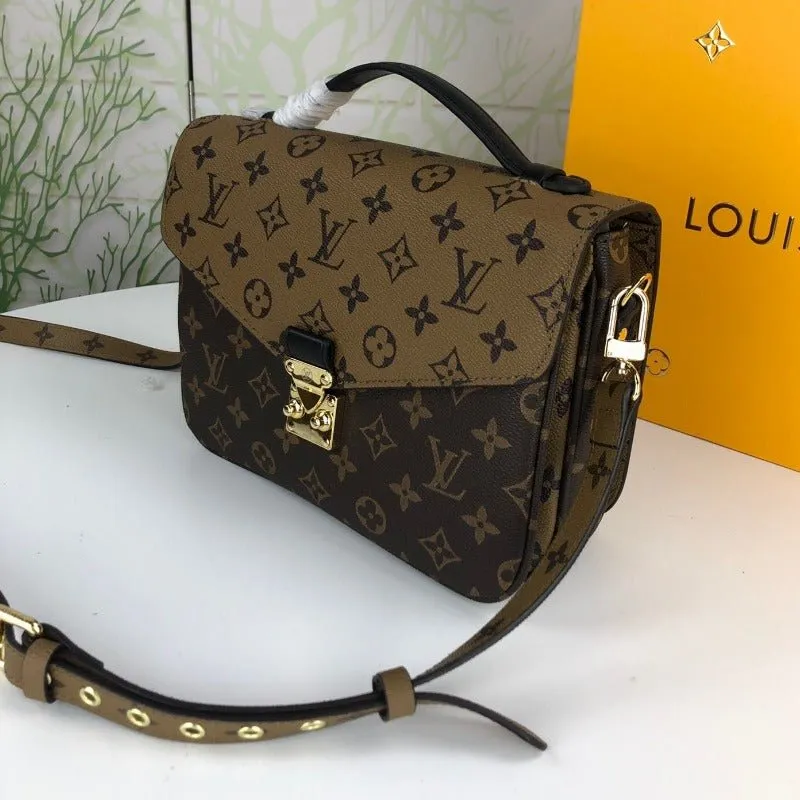 VELORA - Pochette Métis Monogram Bag Mix Brown