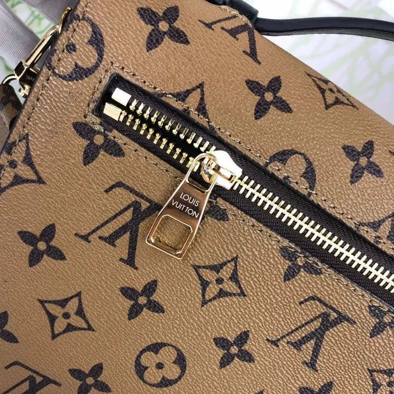 VELORA - Pochette Métis Monogram Bag Mix Brown