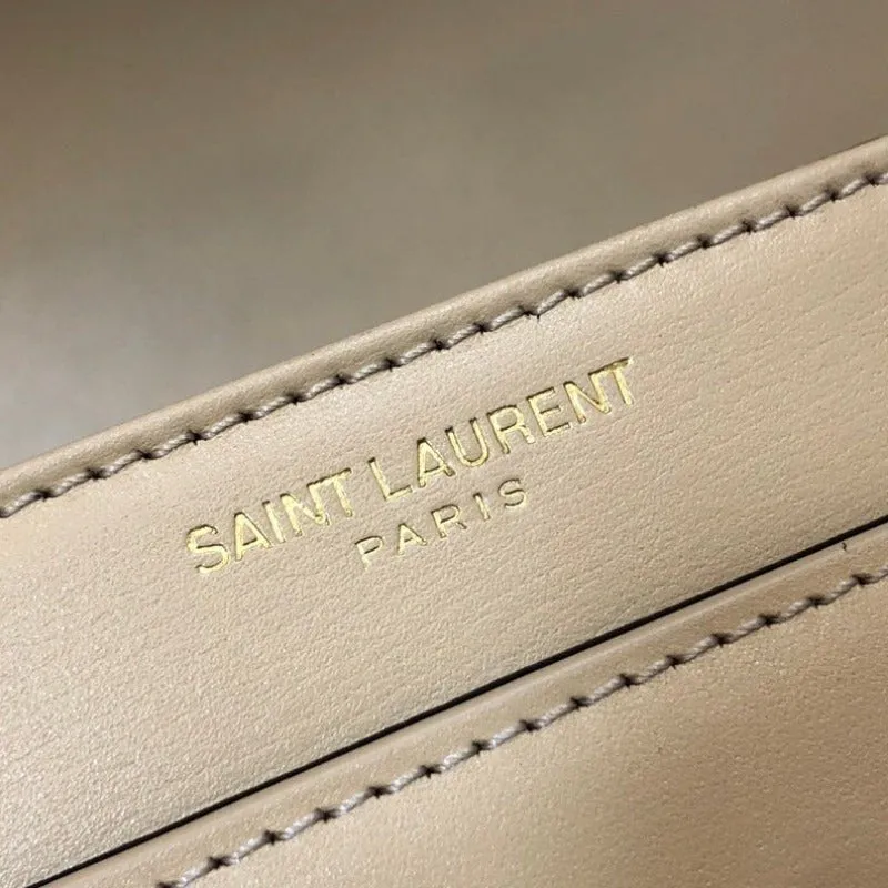VELORA - Solferino Medium Leather Bag Beige