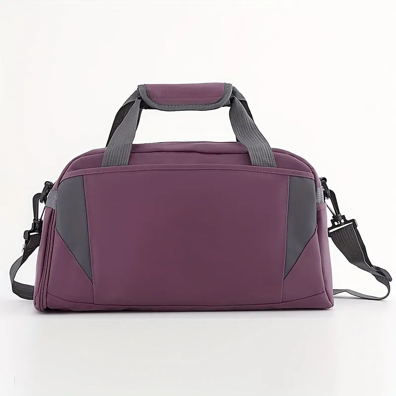 Versatile Sports Duffel Bag with Shoe Compartment and Wet Dry Pocket