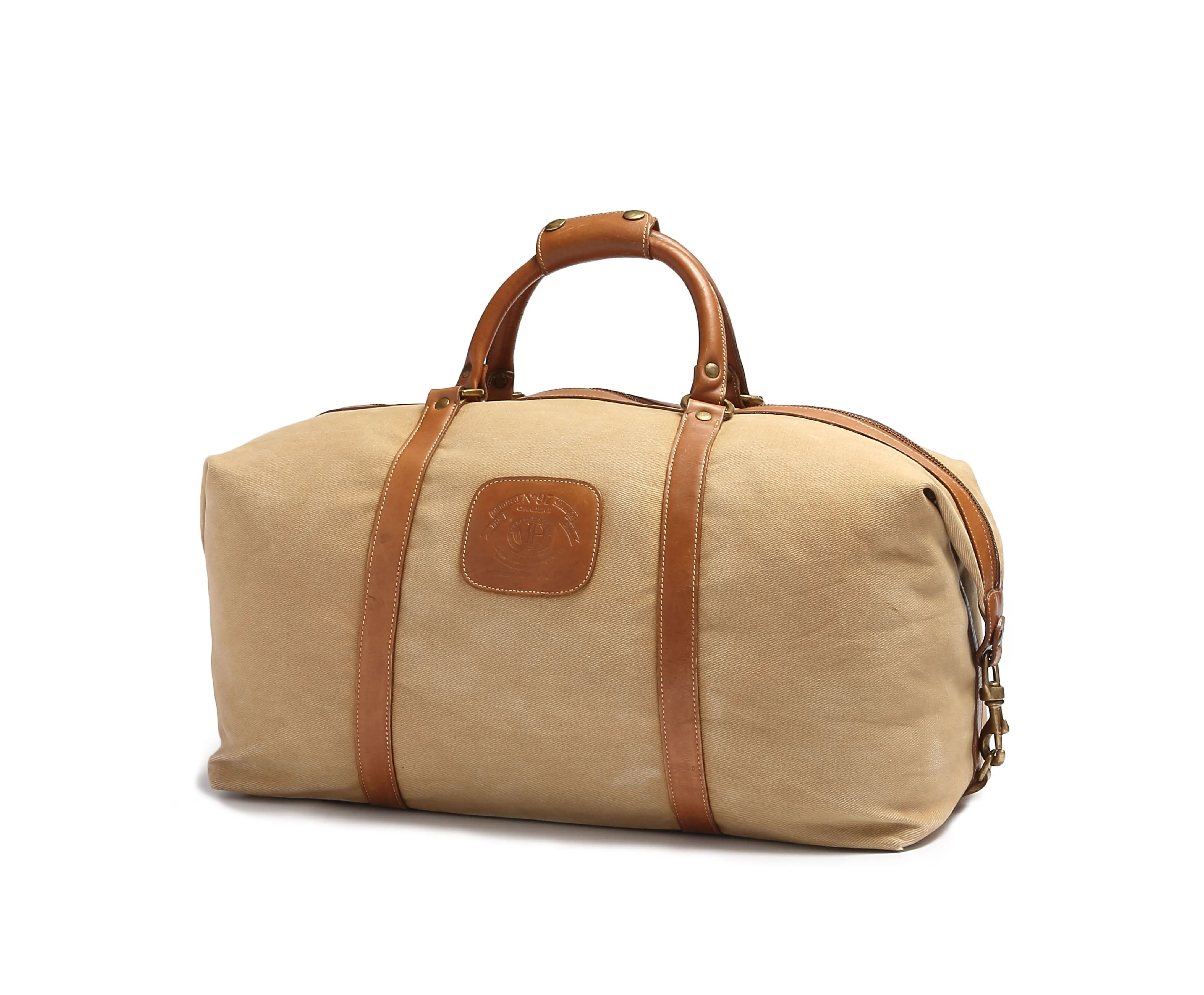 Vintage 1989 Ghurka Marley Hodgson No. 97 Cavalier ll Khaki Twill Duffle Bag