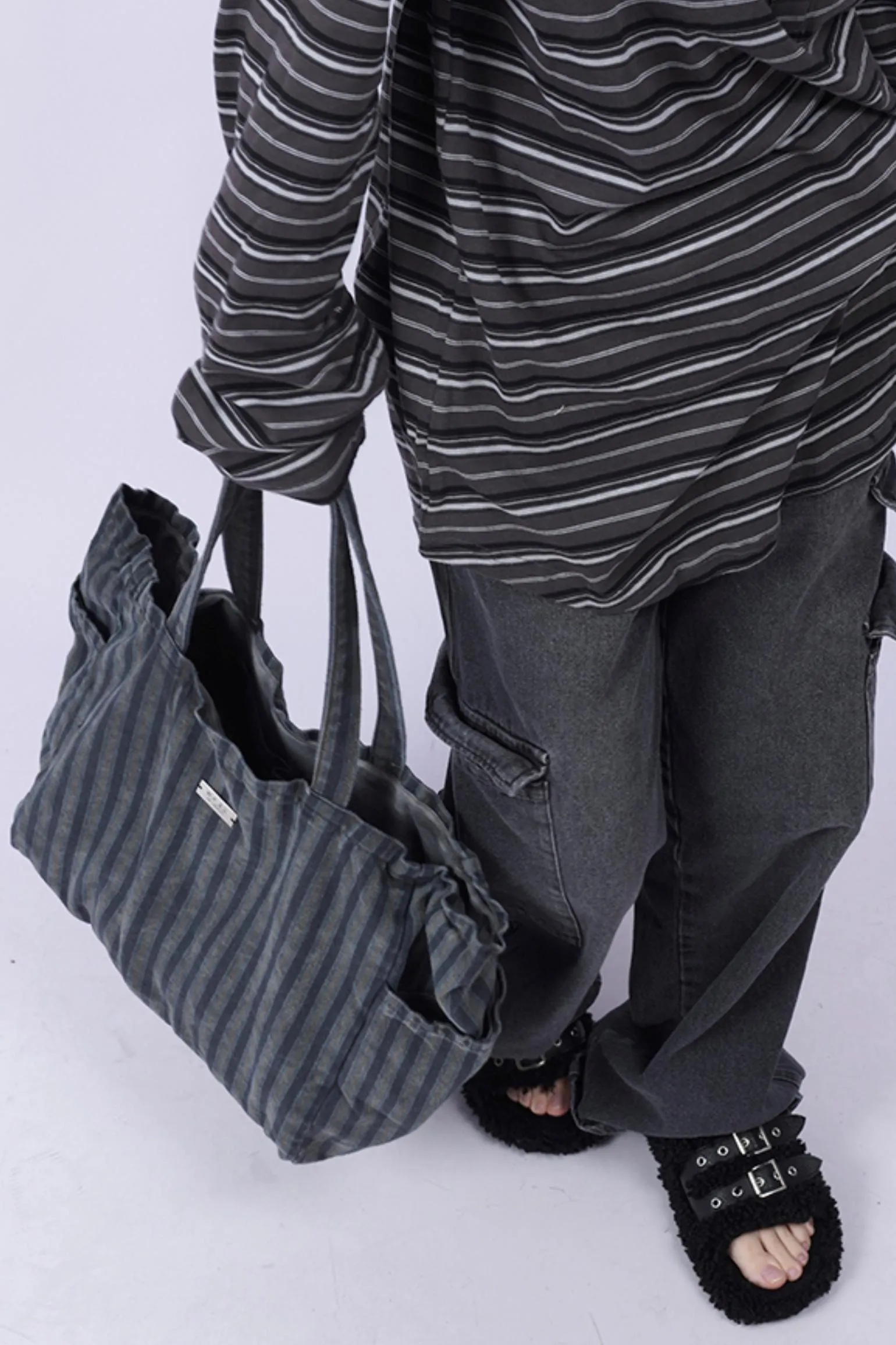 Vintage Denim Shoulder Bag