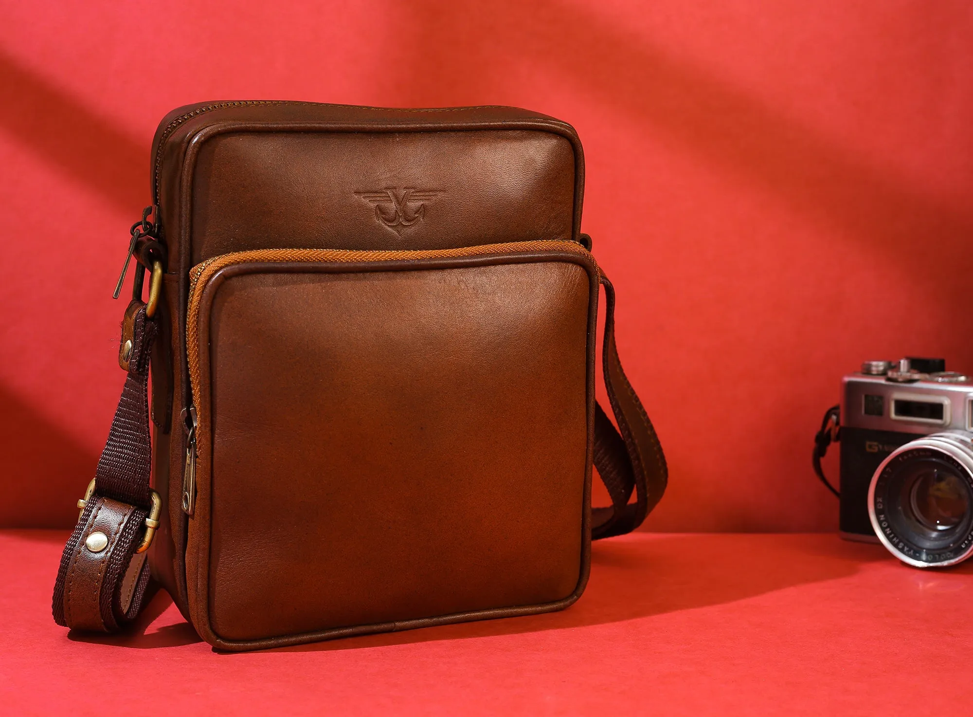 Vintage Hudson Messenger Bag