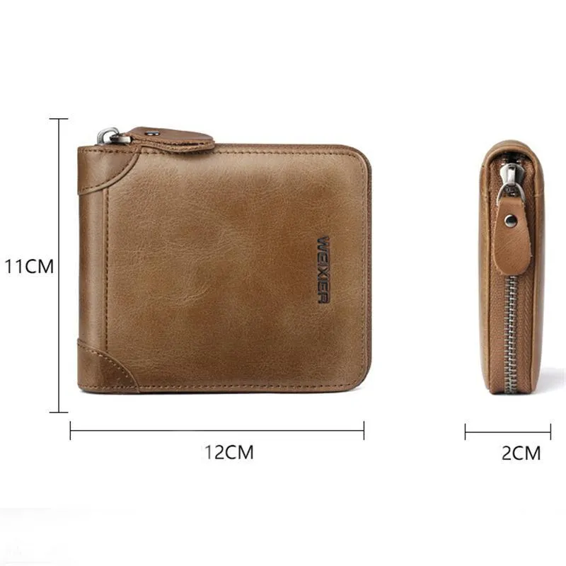 Vintage Leather Mini Wallet