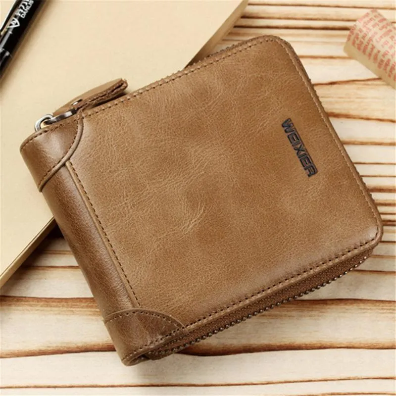 Vintage Leather Mini Wallet