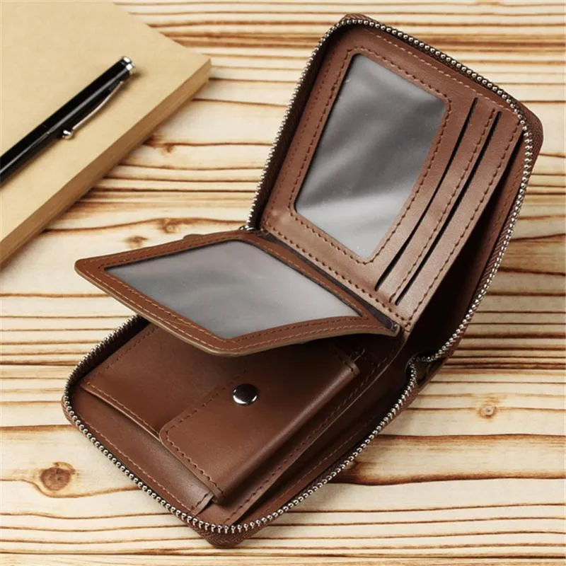 Vintage Leather Mini Wallet