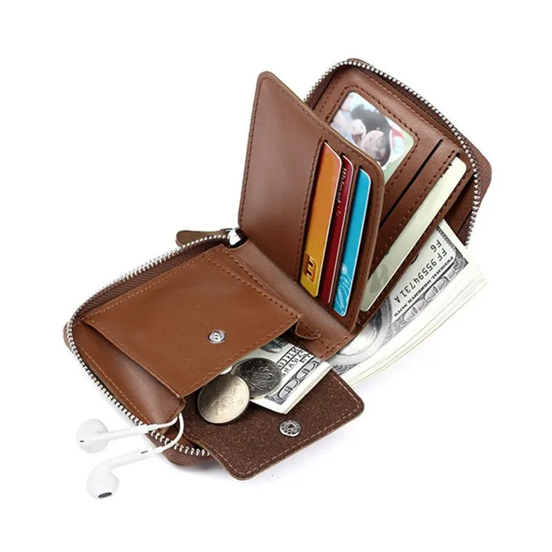 Vintage Leather Mini Wallet