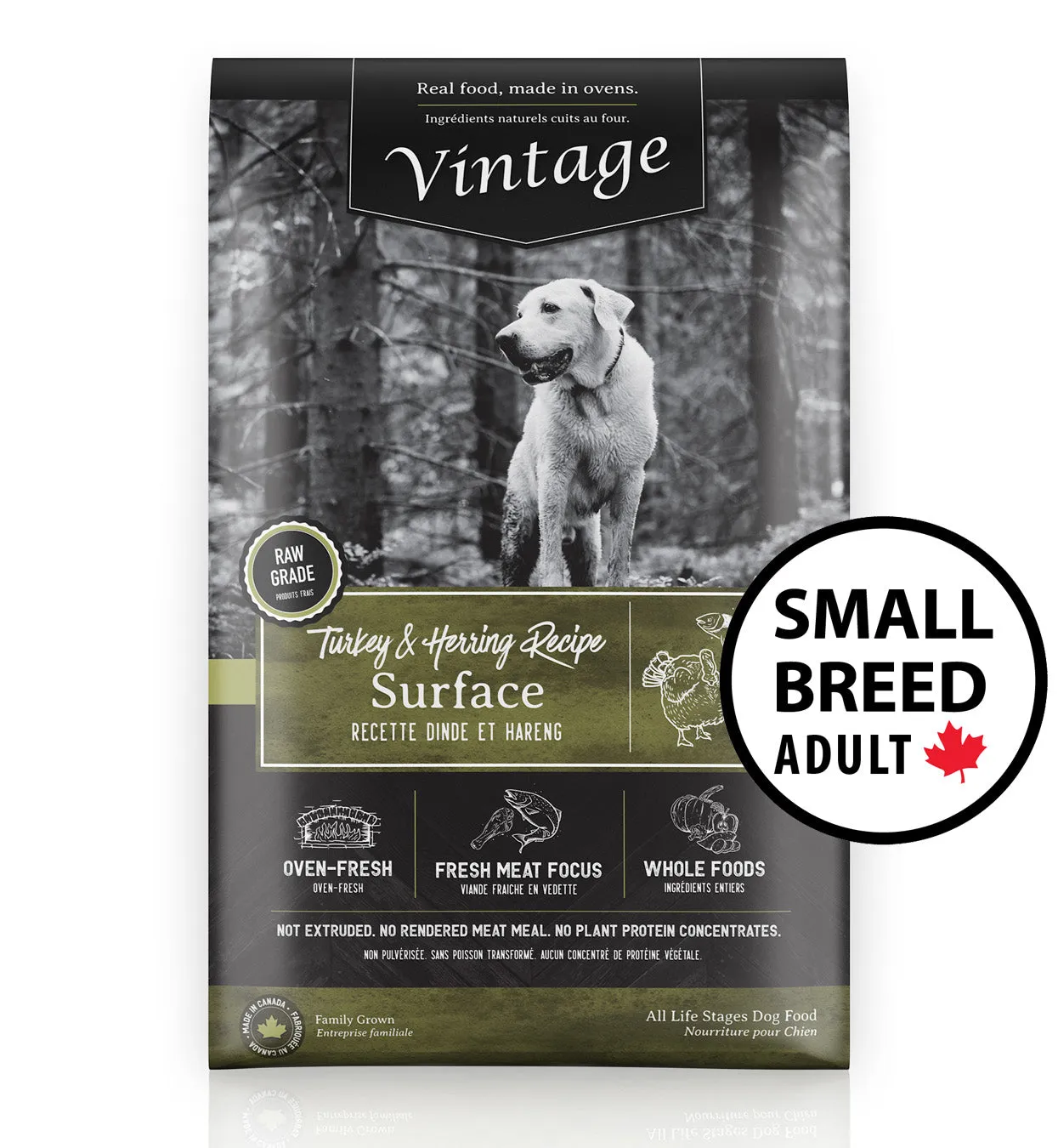 Vintage Oven Fresh Surface Turkey & Herring Small Breed Adult Dog Food