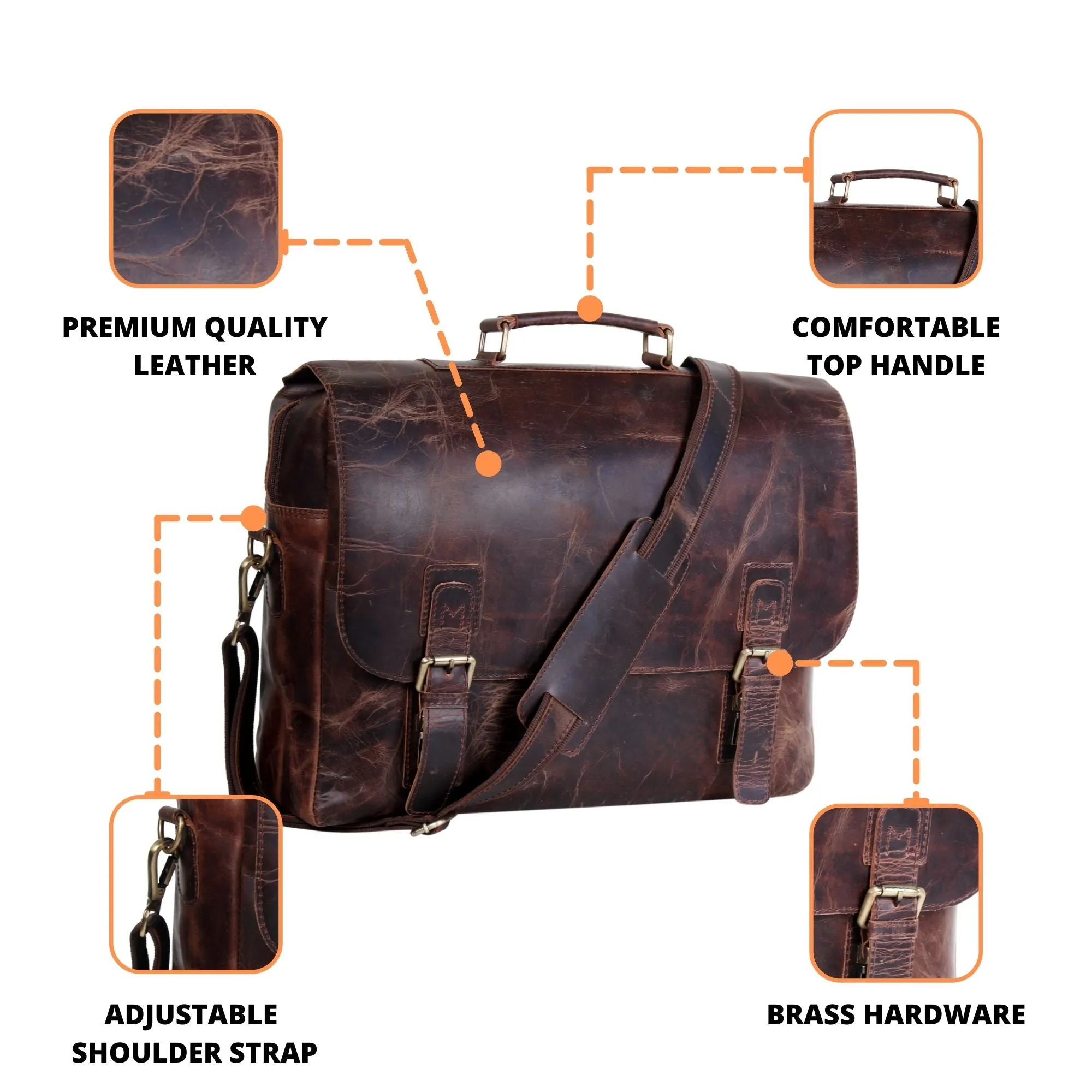 Vintage Pattern Messenger Bag