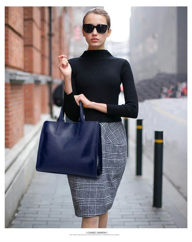 Vintage PU Bags Women Messenger Bags High Quality Oil Wax Female Leather Handbags Ladies Shoulder Bag