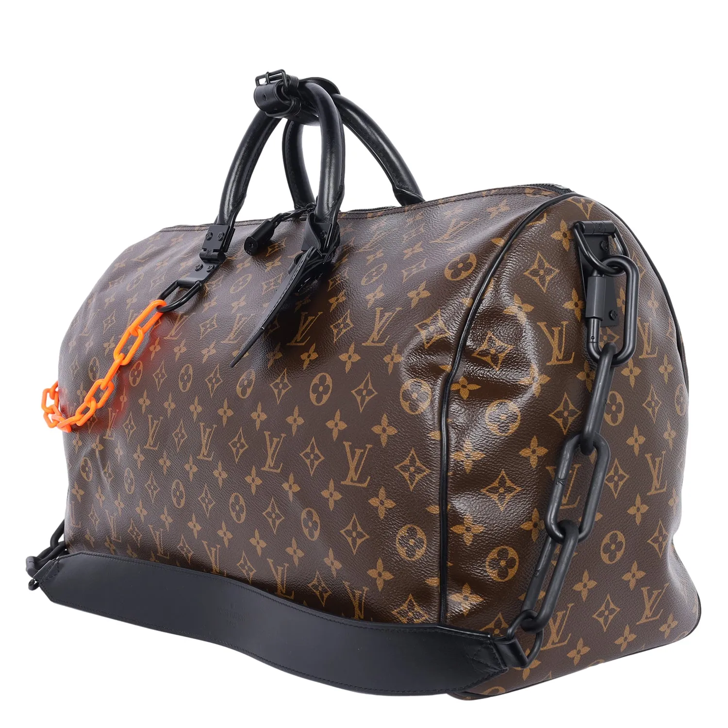 Virgil Abloh Monogram Chain Keepall Bandouliere 50 Duffle