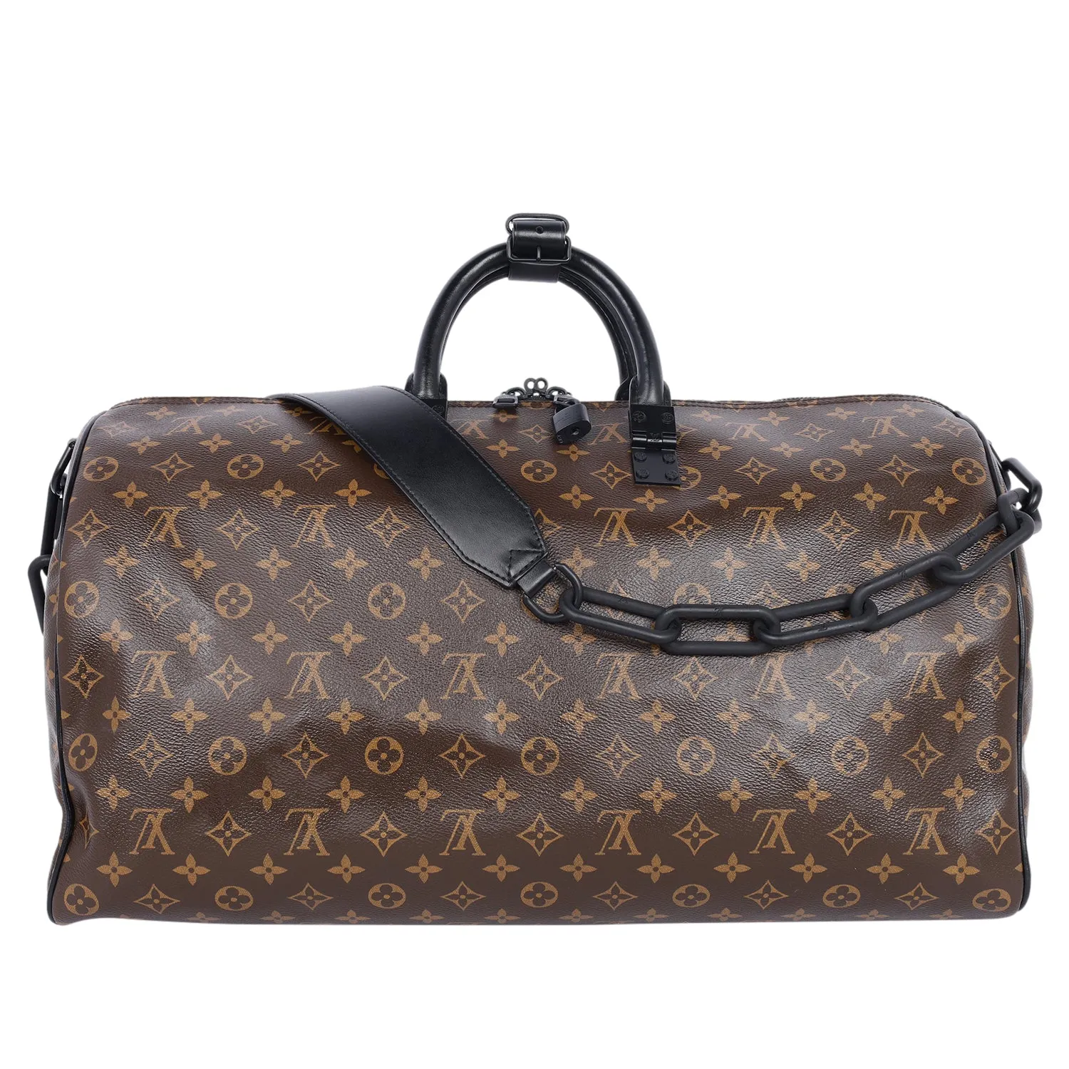 Virgil Abloh Monogram Chain Keepall Bandouliere 50 Duffle