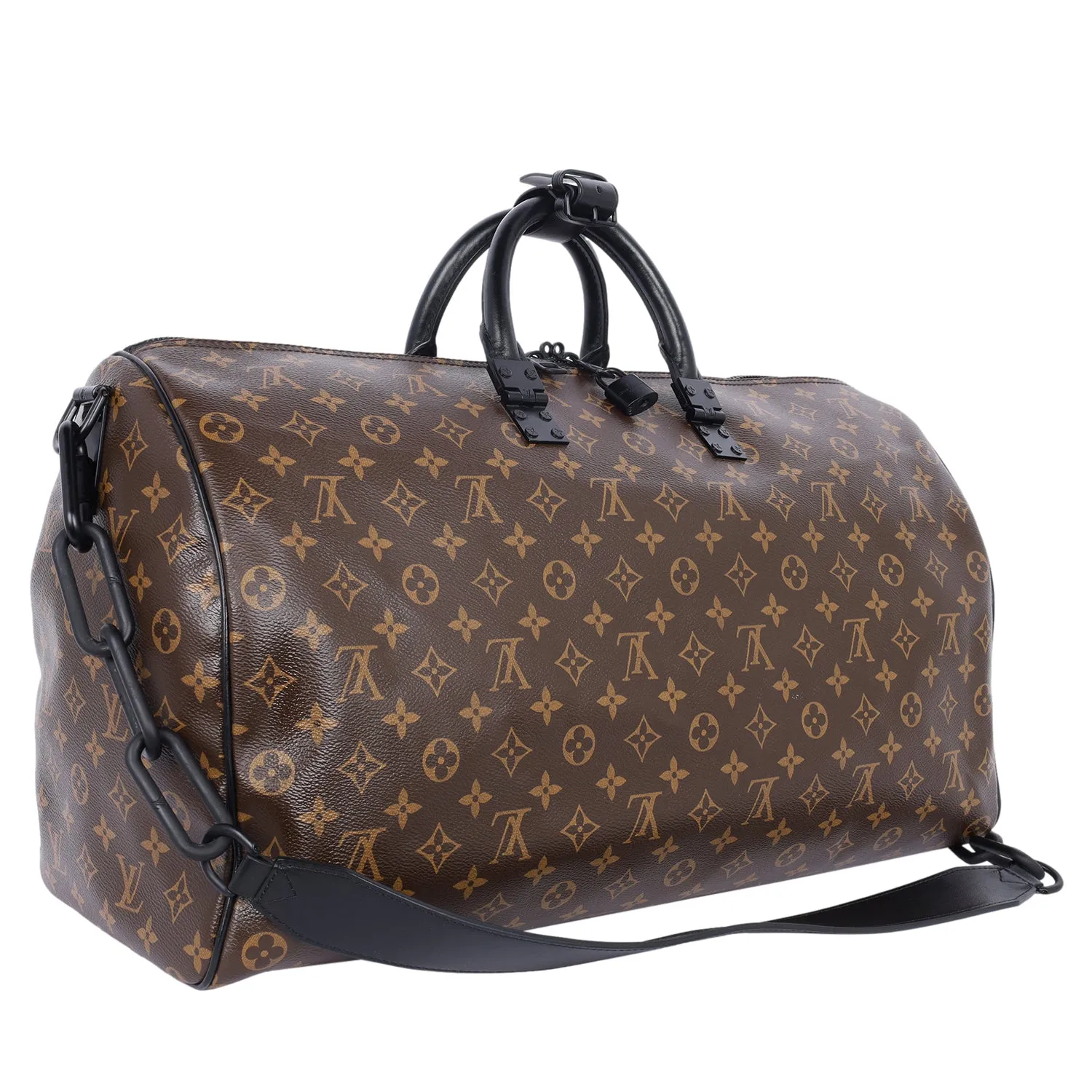 Virgil Abloh Monogram Chain Keepall Bandouliere 50 Duffle