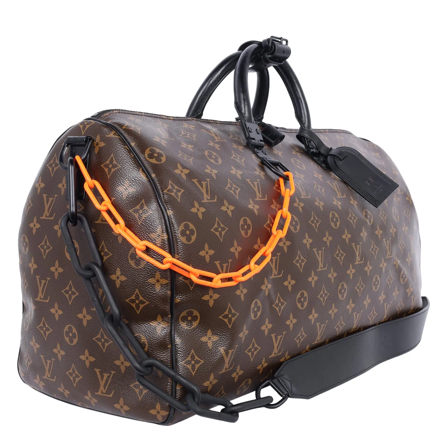 Virgil Abloh Monogram Chain Keepall Bandouliere 50 Duffle
