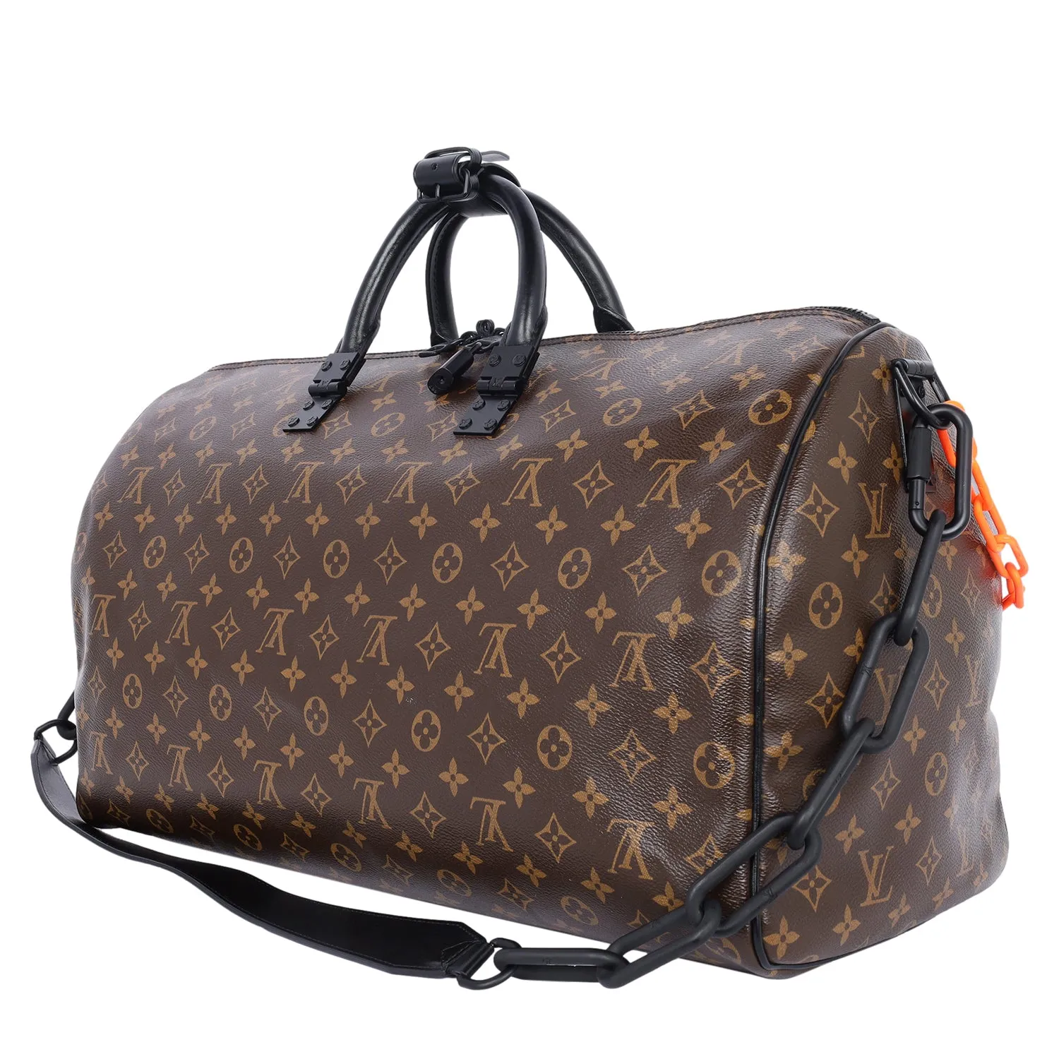 Virgil Abloh Monogram Chain Keepall Bandouliere 50 Duffle
