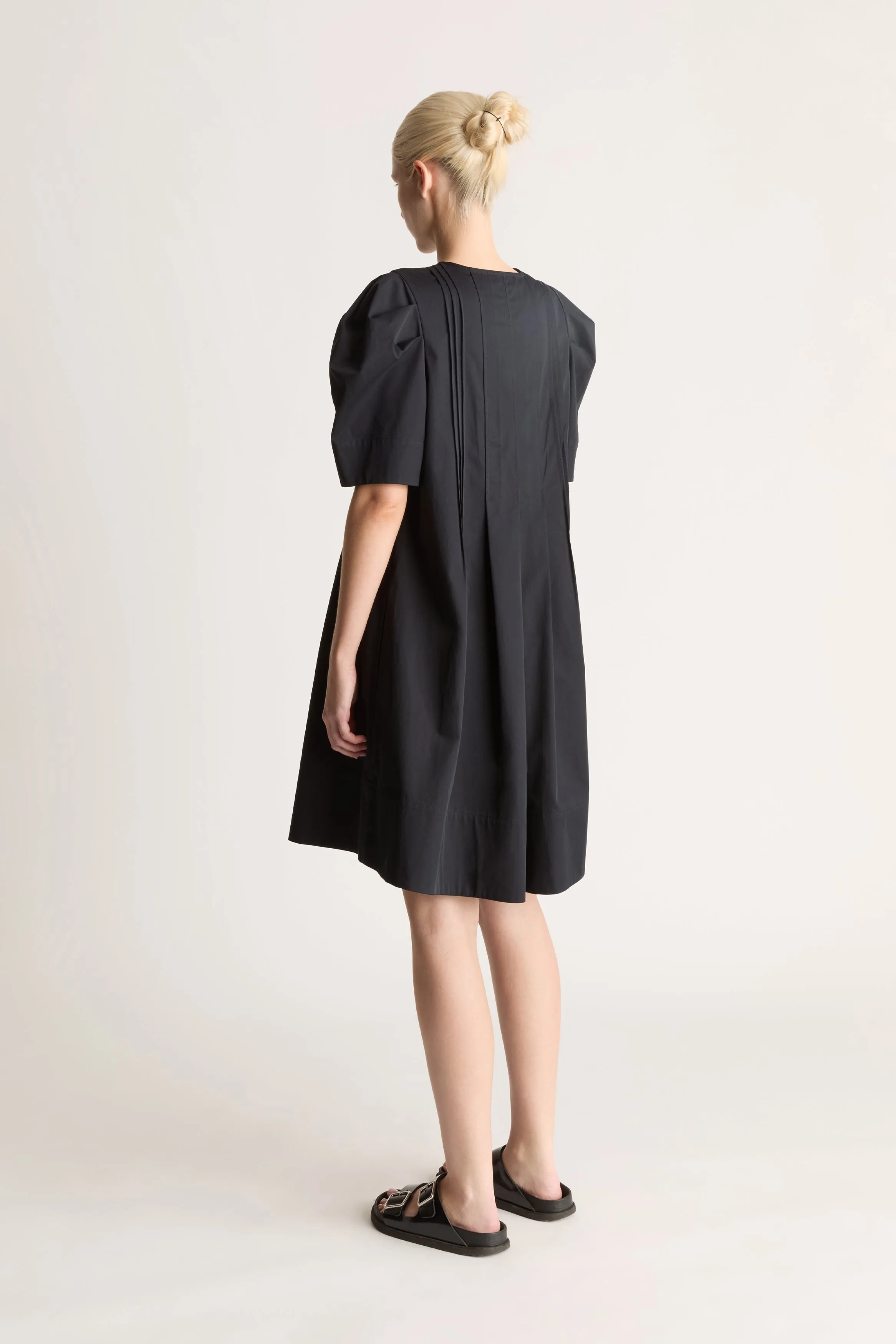 Wendy Pintuck Mini Dress