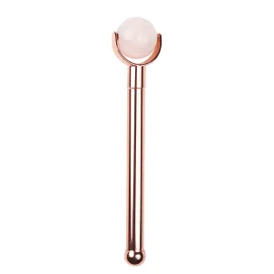 Wholesale Rose Quartz Undereye Beauty Roller - Displayer of 6