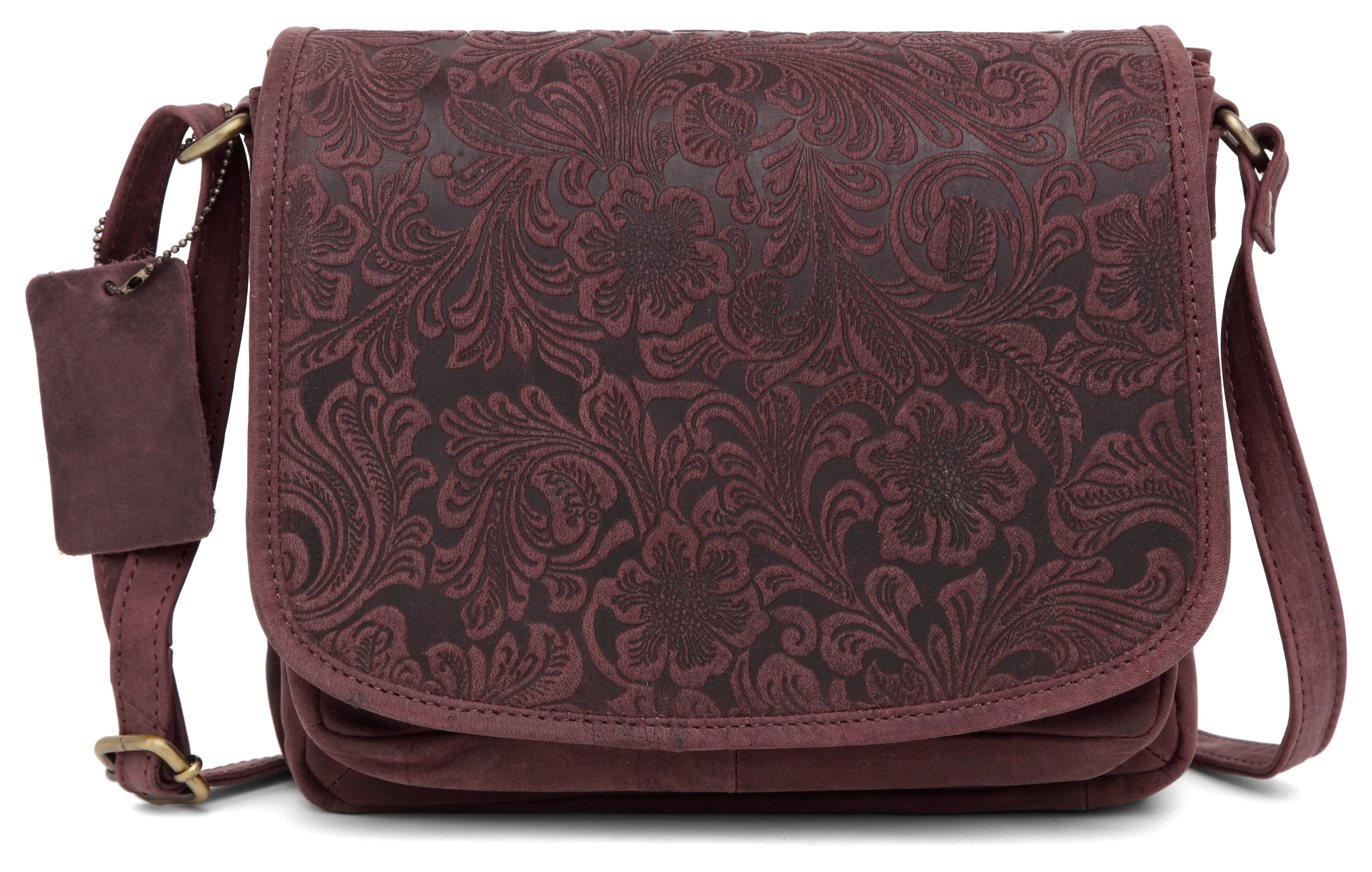 WILDHORN®Oliva Crossbody Bags for Women-Premium Leather Vintage Fashion Purse with Adjustable Strap