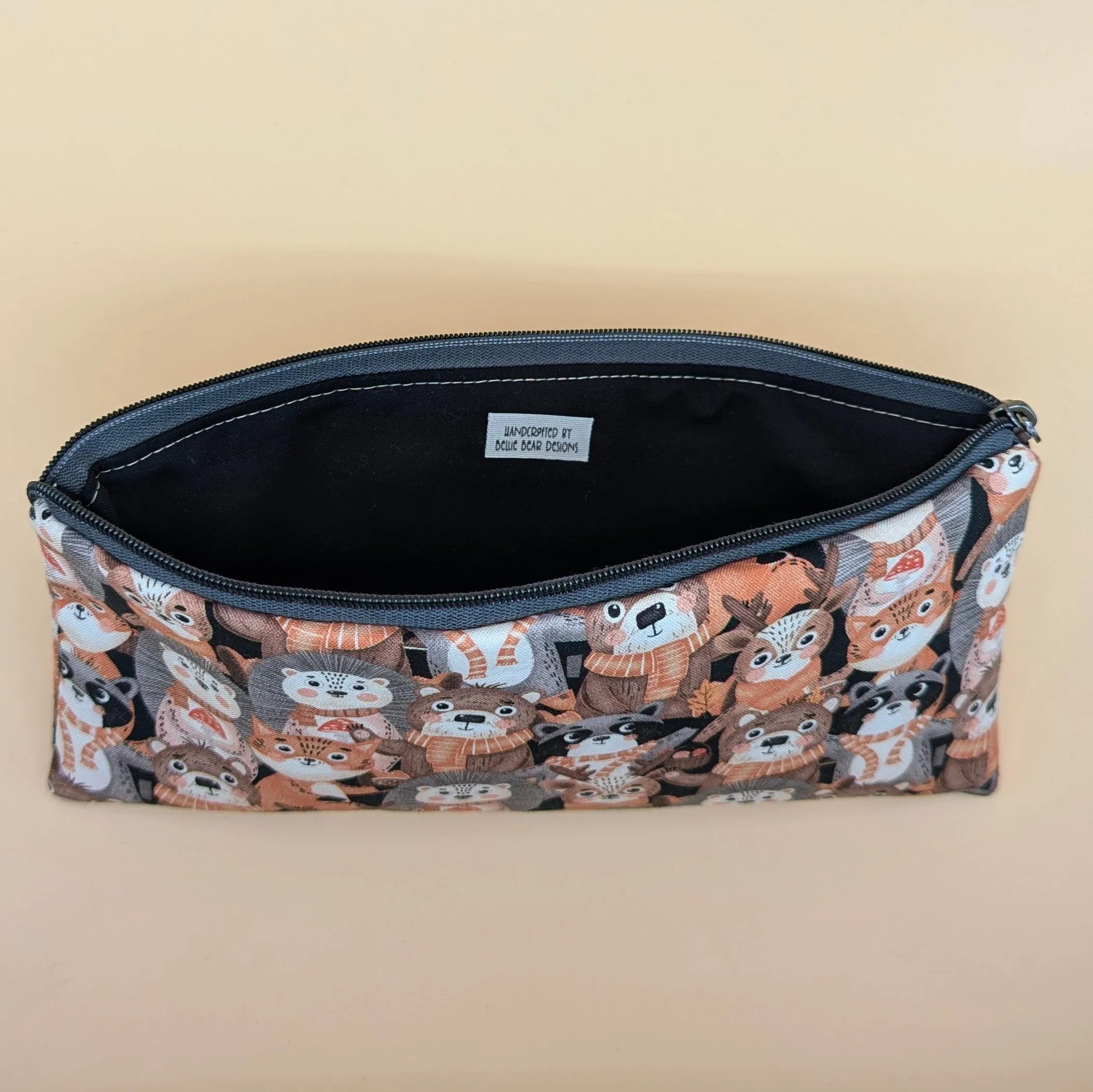 Wildlife Faces Clutch Bags