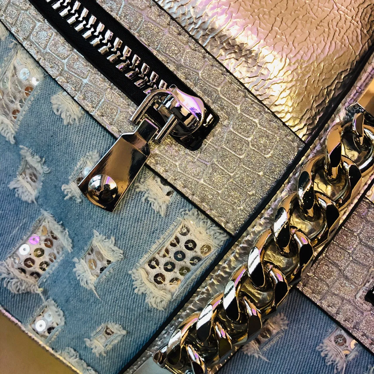 Women Fashion Artificial Leather Messenger Crossbody Bag